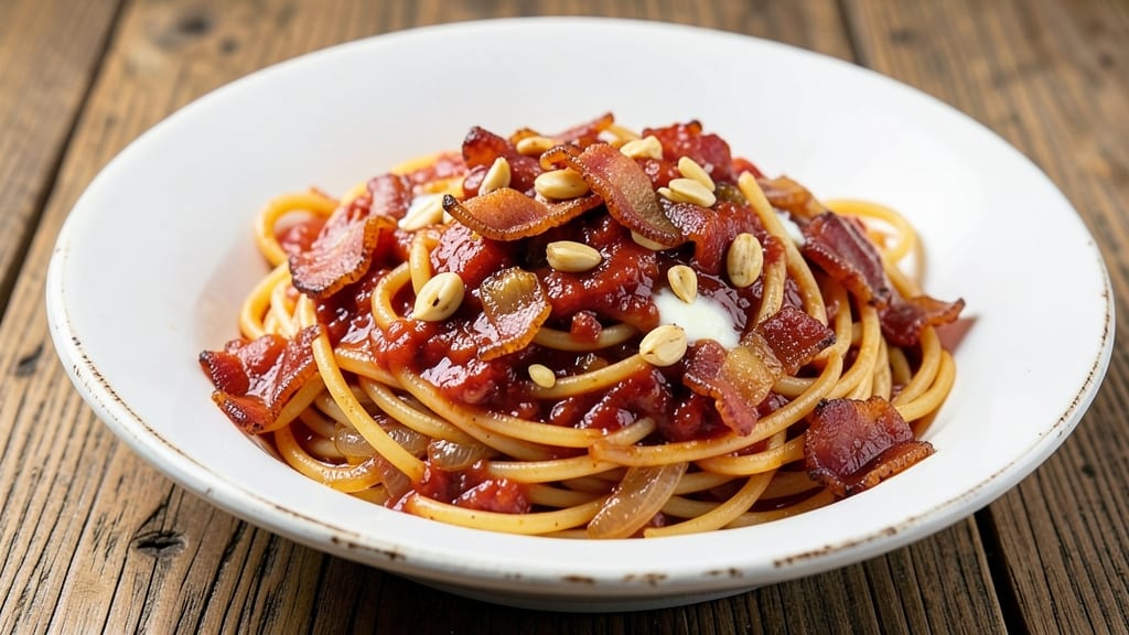 Bacon Spaghetti Sauce Recipe: Smoky Tomato and Crispy Bacon Bites