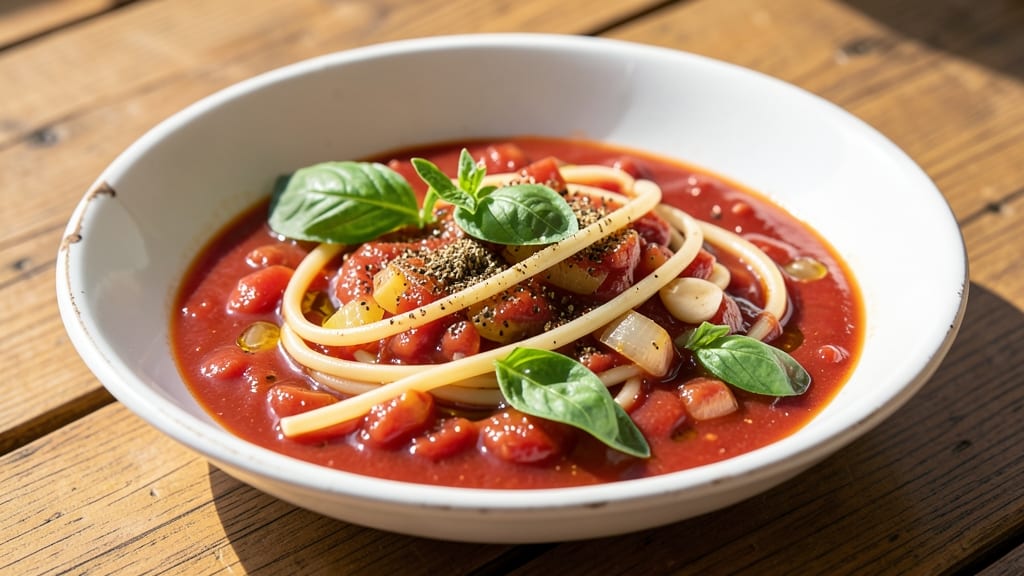 Basic Italian Spaghetti Sauce Recipe: Tomato-Basil Simmer for Weeknight Dinners