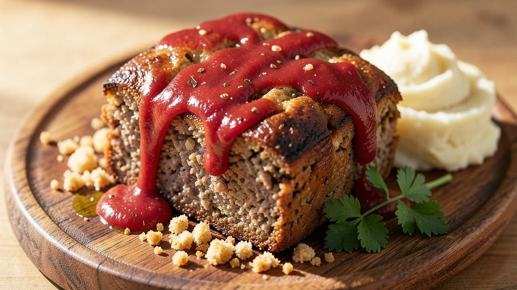 American Meatloaf With Tomato Sauce Recipe: Crumb-Topped Comfort That Freezes Like a Dream