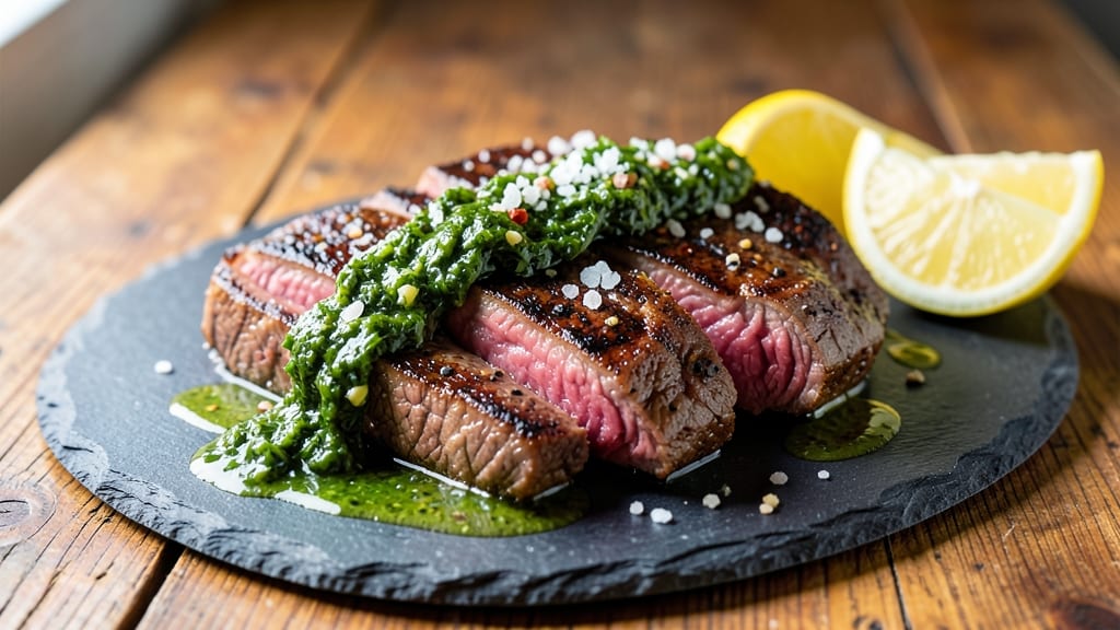 Argentinian Skirt Steak with Chimichurri Sauce Recipe: Bold Herb Fire That Cuts Through Richness