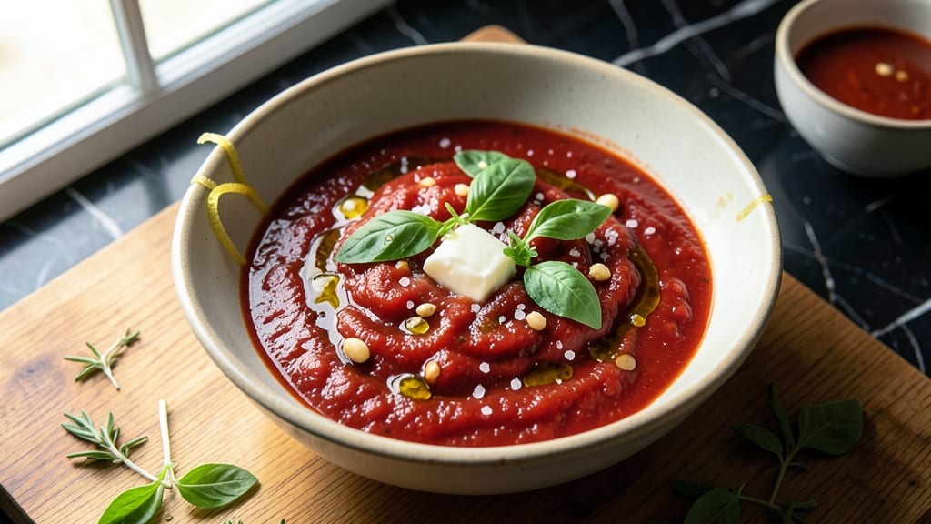 Amish Pizza Sauce Recipe: Slow-Simmered Tomato Depth With Warm Herb Notes