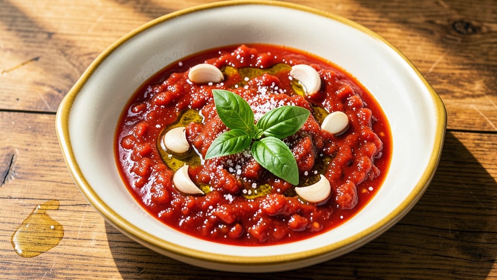 Authentic Homemade Pizza Sauce Recipe: Slow-Simmered Umami Depth With Fresh Basil