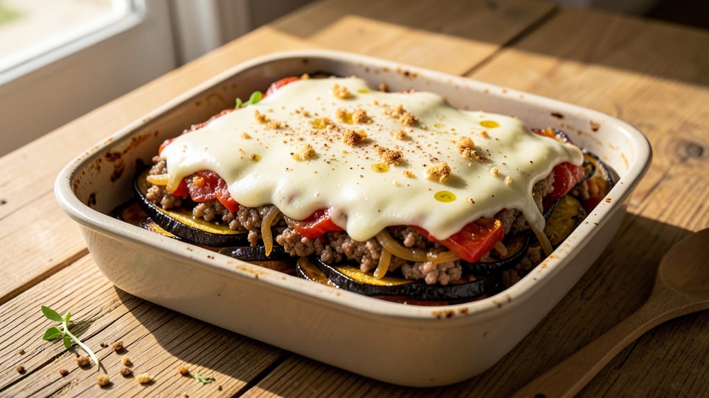 Authentic Moussaka Recipe With Bechamel Sauce: Layered Greek Comfort in One Pan