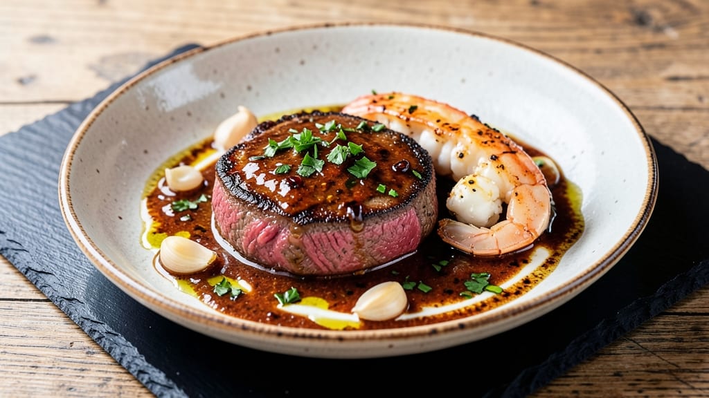 Surf and Turf Sauce Recipe: Bold Chipotle-Tomato Cream With Crisp Celery Topping