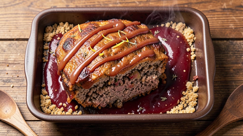 Apple Sauce Meatloaf Recipe: Sweet-Tangy Glaze Locks in Moisture