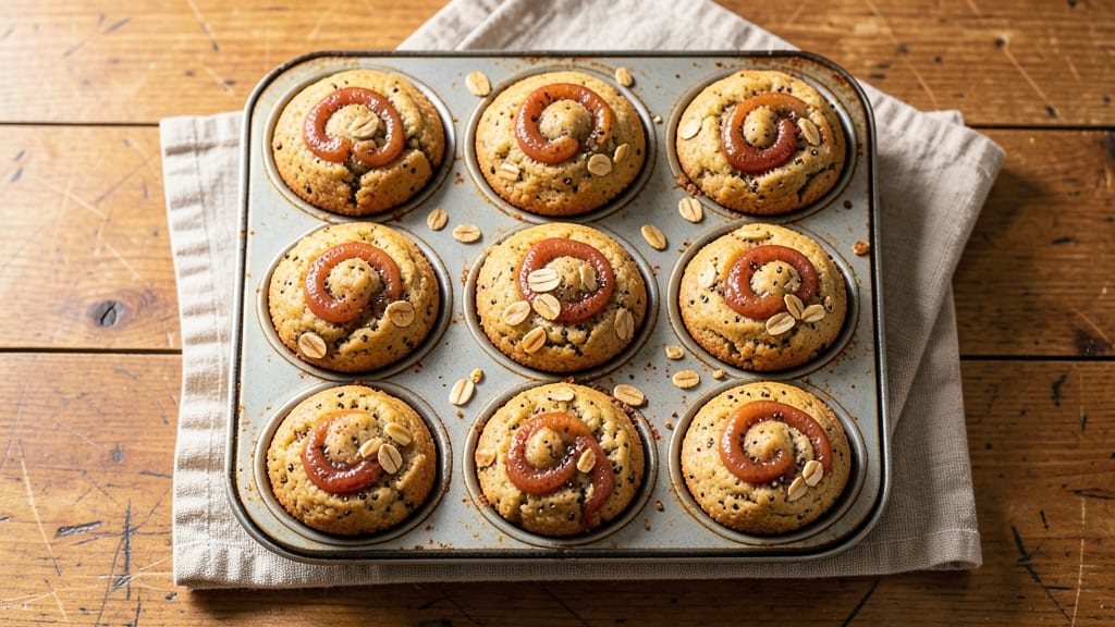 Banana Oatmeal Muffins Recipe With Applesauce: Moist Spiced Bites for Breakfast or Snacks
