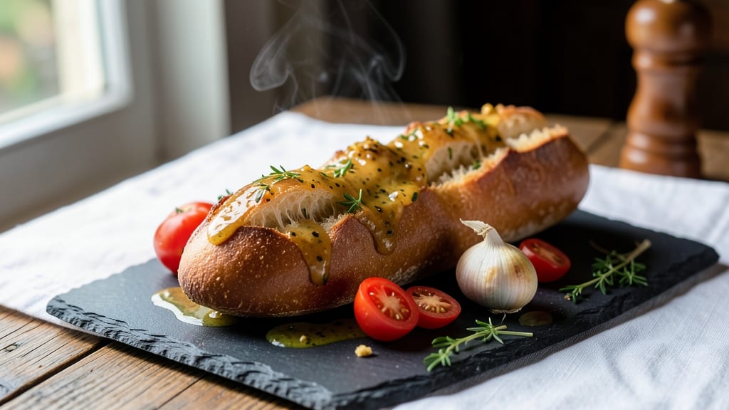 Baguette DE France Garlic Sauce Recipe: Buttery, Herby Dip for Crusty Bread