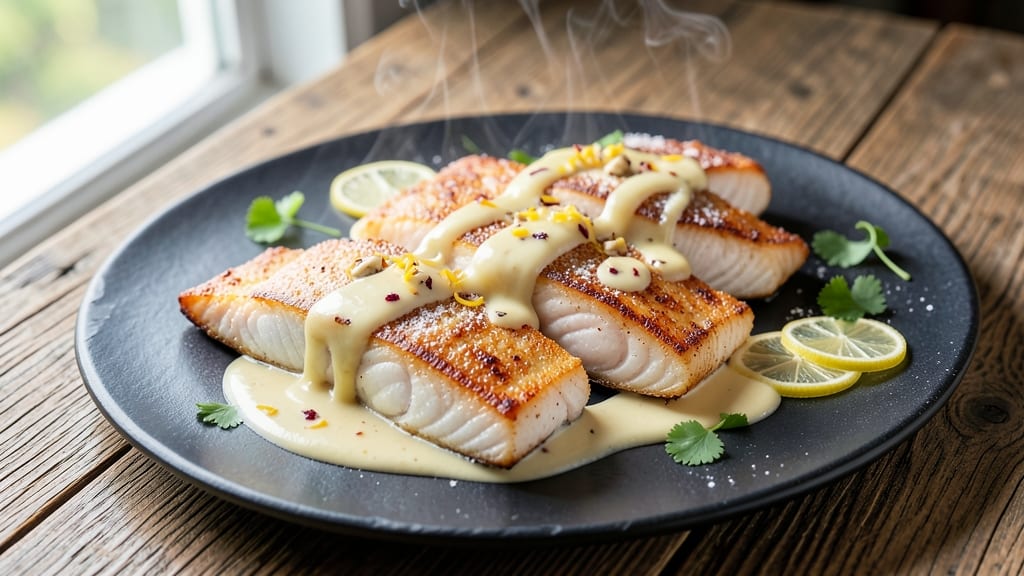 Recipe for Pan Fried Fish with Lemon Butter Sauce: Crispy Crust and Zesty Butter Magic