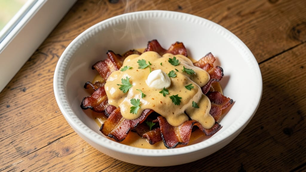 Bacon Carbonara Sauce Recipe: Smoky Crispy Bits and Eggy Creaminess